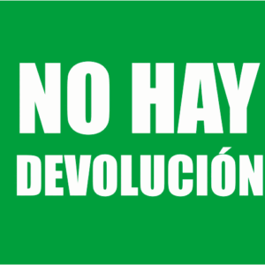 No hay Devolución