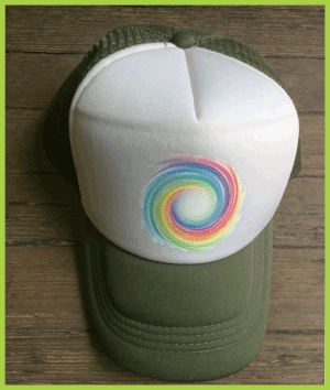 Gorras Trucker con frente ancho y red