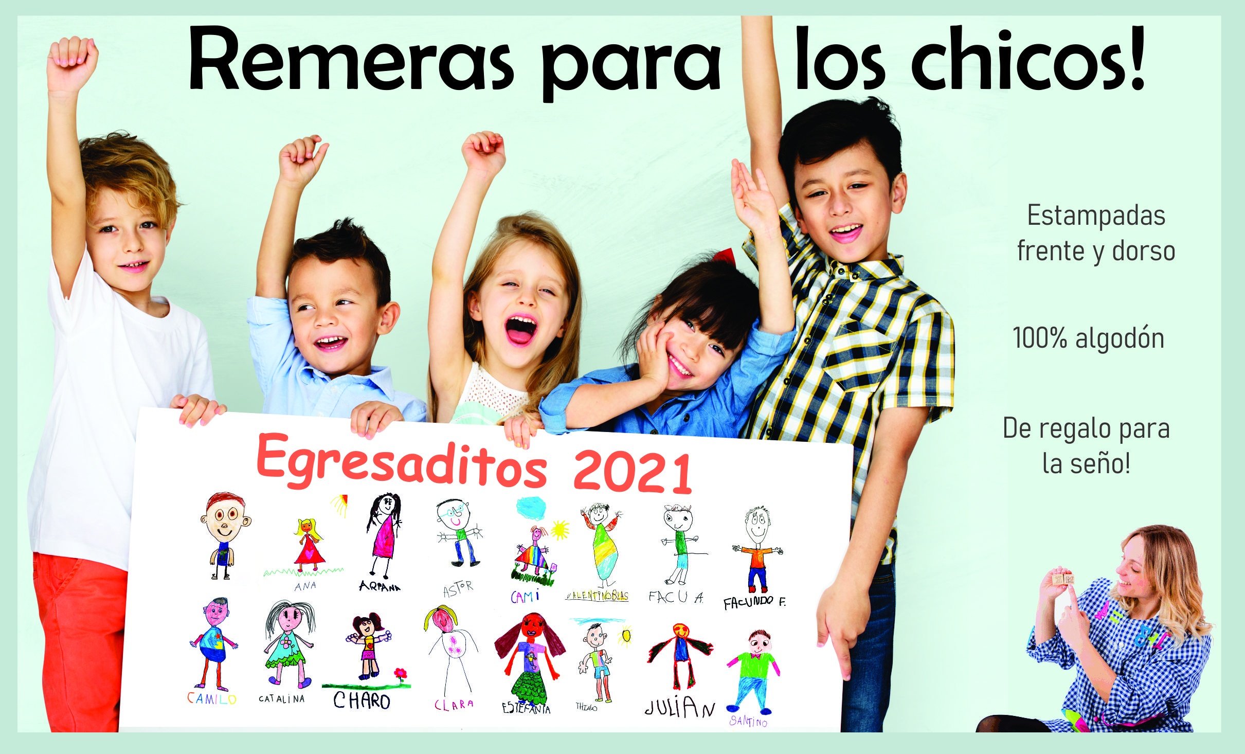 estampar remeras de algodon